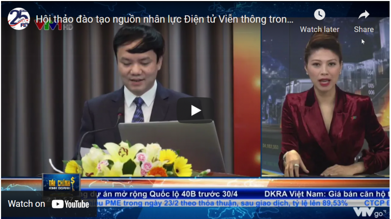 VTV1-Tin tức Hội thảo Đào tạo nhân lực ngành Điện tử Viễn thông trong kỷ nguyên số
