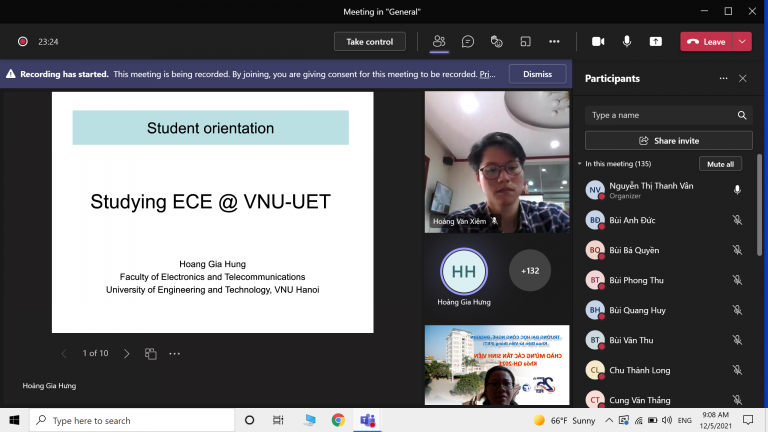 Giới thiệu định hướng lựa chọn ngành học CN2 cho sinh viên QH2021