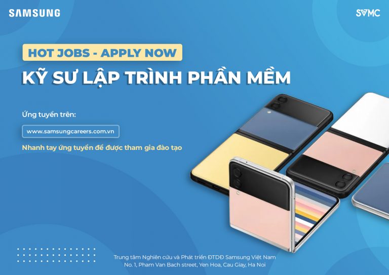 Thông báo tuyển dụng vị trí kỹ sư lập trình tại Samsung SVMC