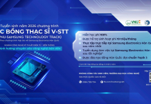Tuyển sinh Chương trình học bổng Thạc sĩ toàn phần V-STT – Định hướng công nghệ bán dẫn
