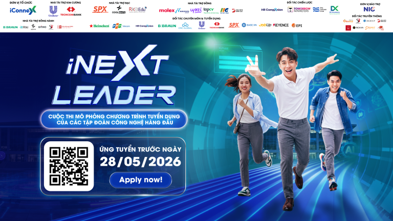 CƠ HỘI FASTRACK TUYỂN DỤNG TẠI UNILEVER, SHOPEE, TECHCOMBANK CÙNG NHIỀU TẬP ĐOÀN LỚN TẠI CUỘC THI iNEXT LEADER